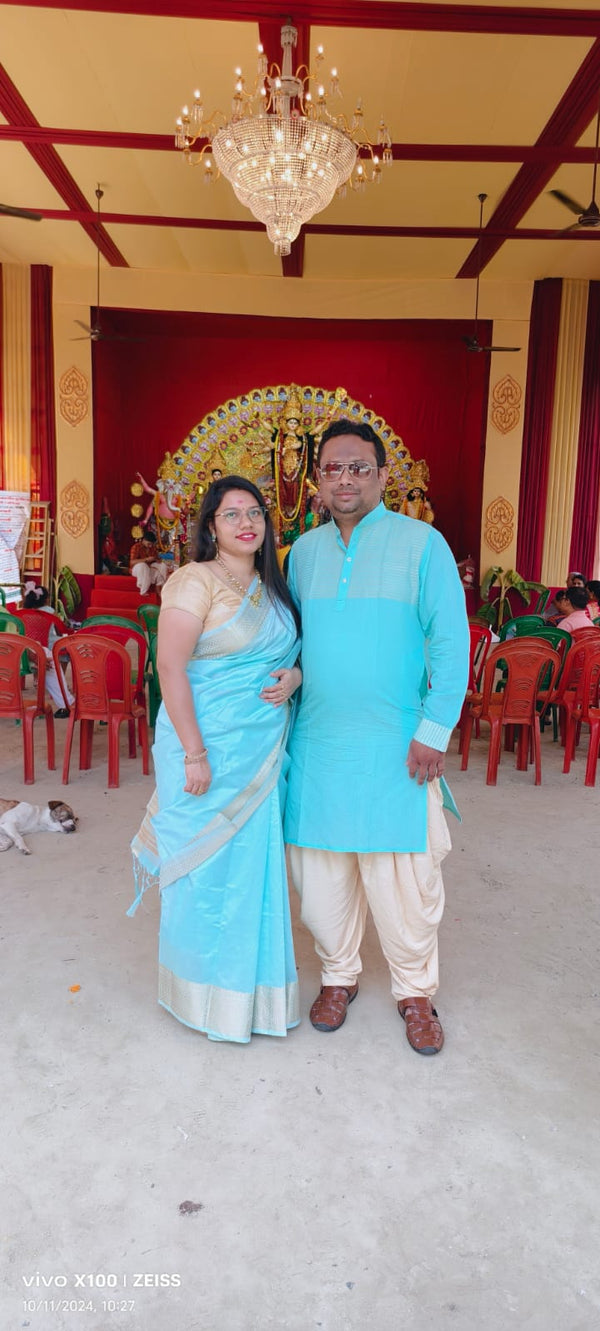 Happy customer couple