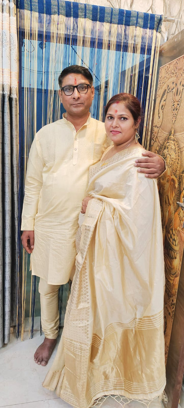 Happy customer couple