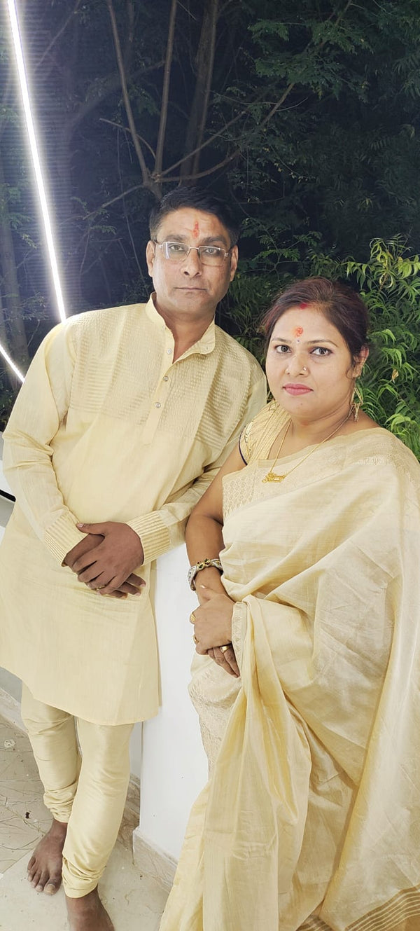 Happy customer couple