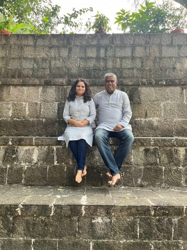 Happy customer couple