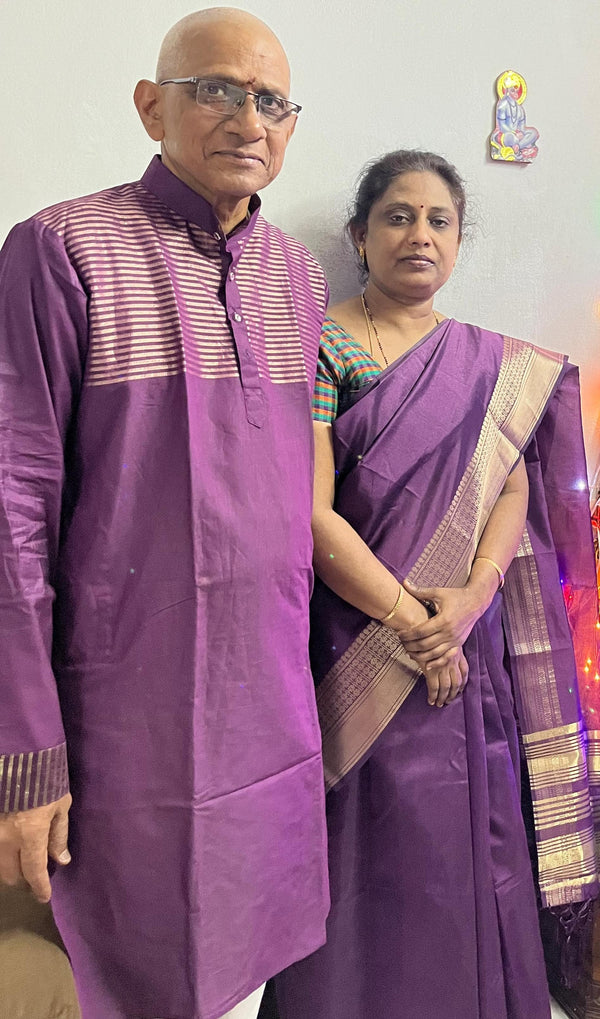 Happy customer couple