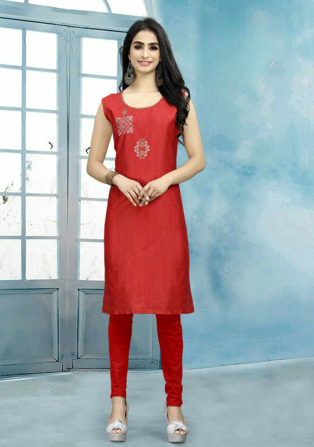 A line Bela Value added Kurti