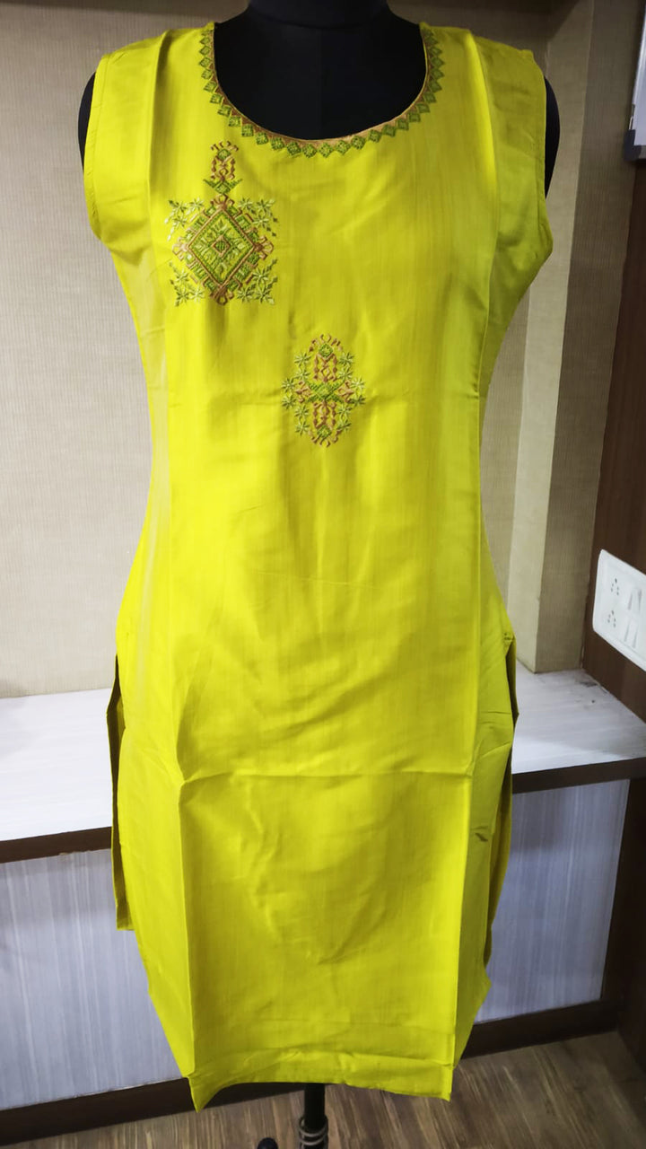 A line Bela Value added Kurti