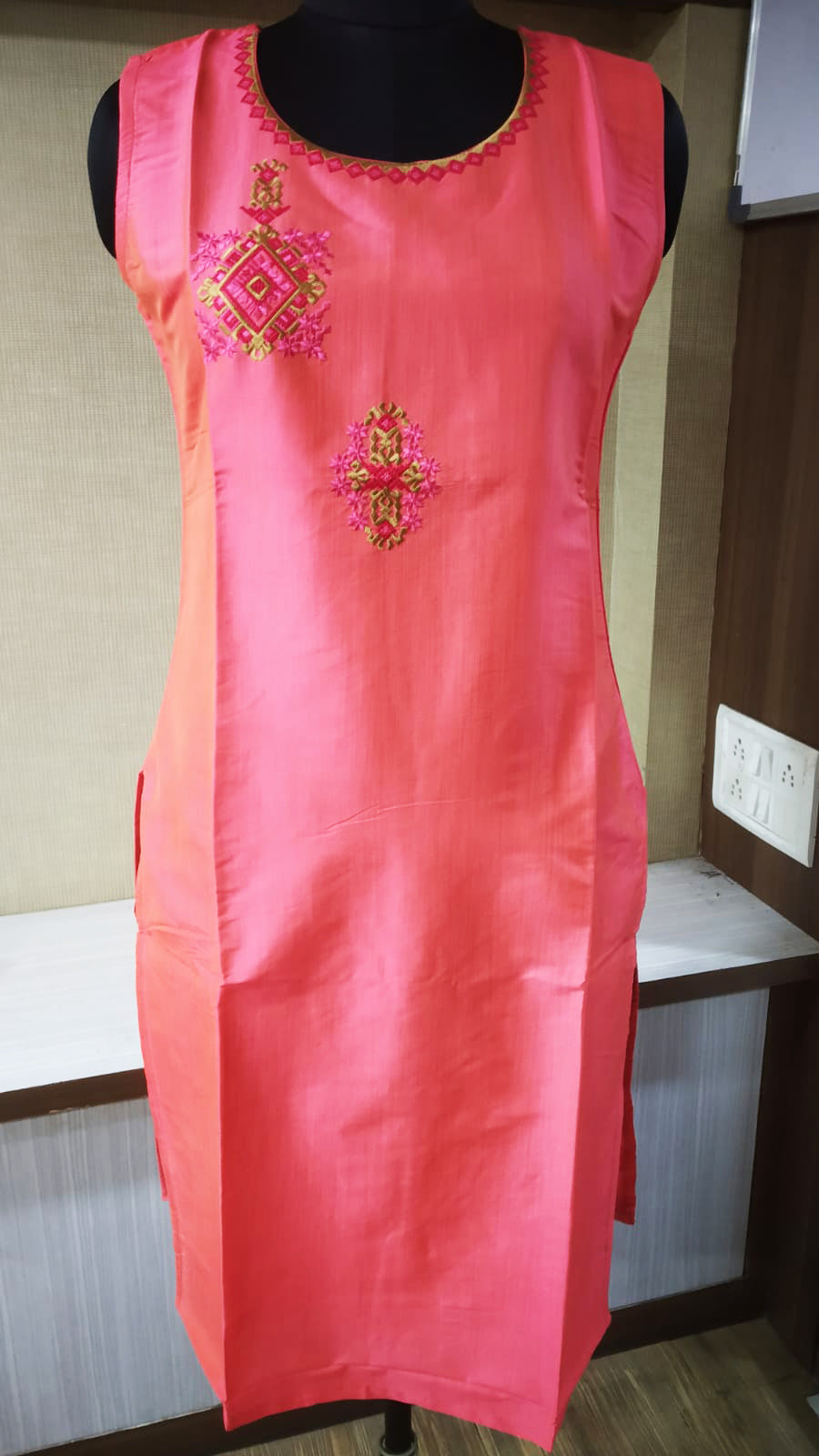 A line Bela Value added Kurti (One Sample Product for One Customer Only)