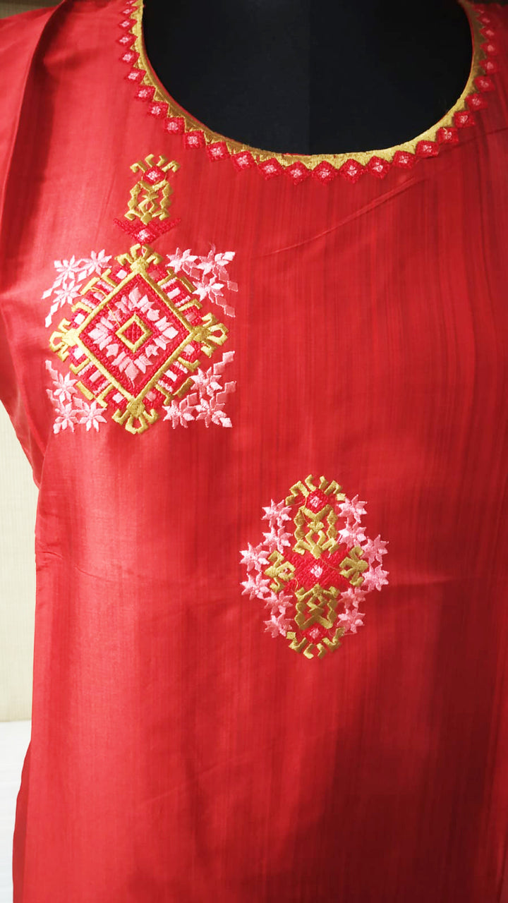 A line Bela Value added Kurti