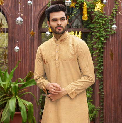 Traditional Chiku Men Kurta