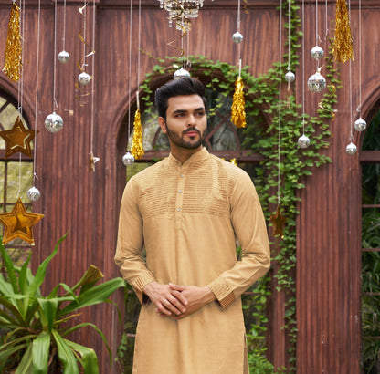 Traditional Chiku Men Kurta