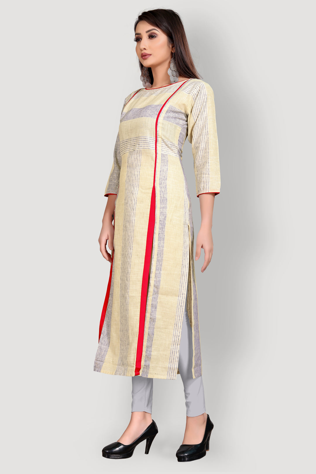 Buy Cotton front slit Kurta
