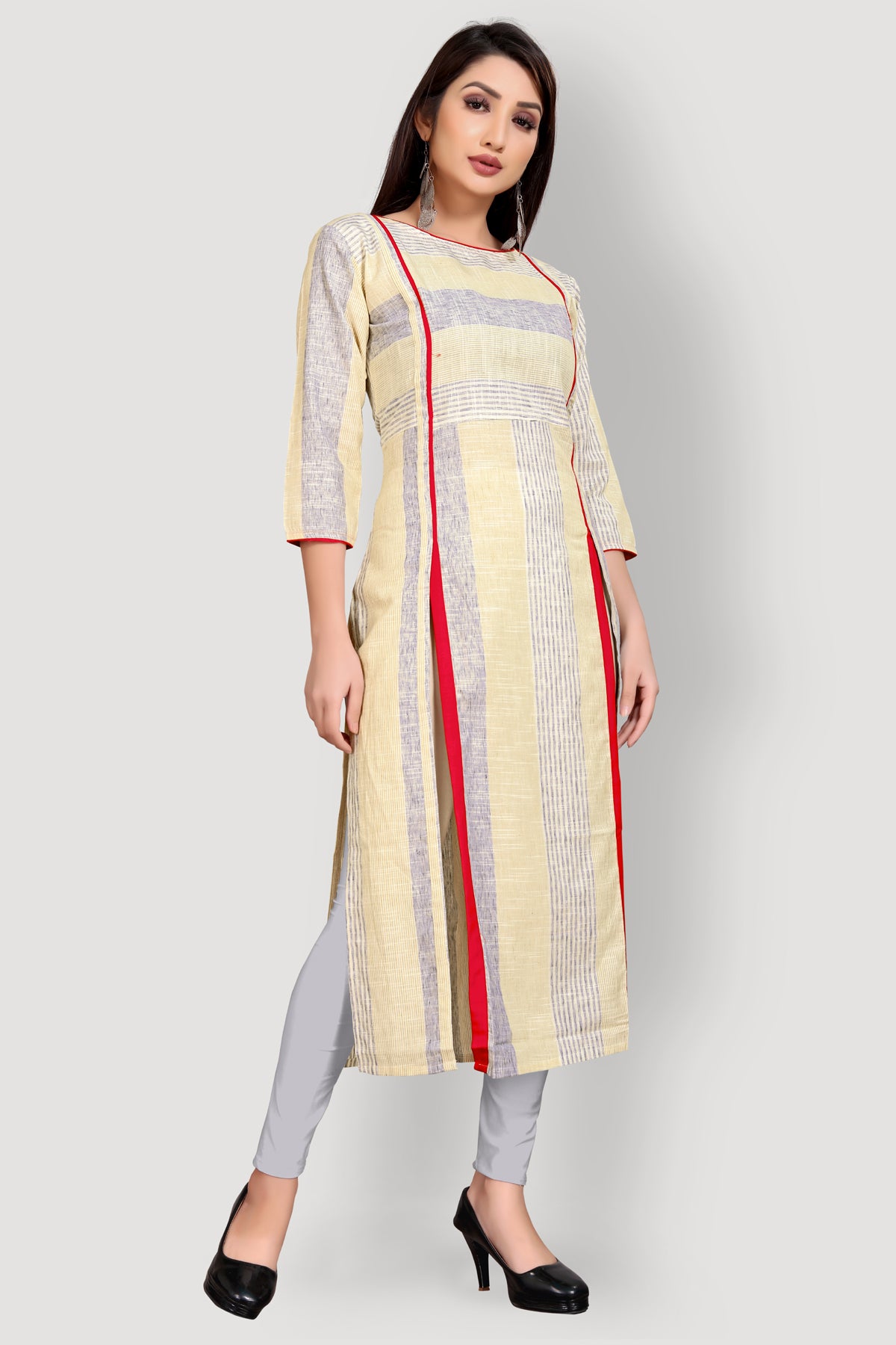 Buy Cotton front slit Kurta