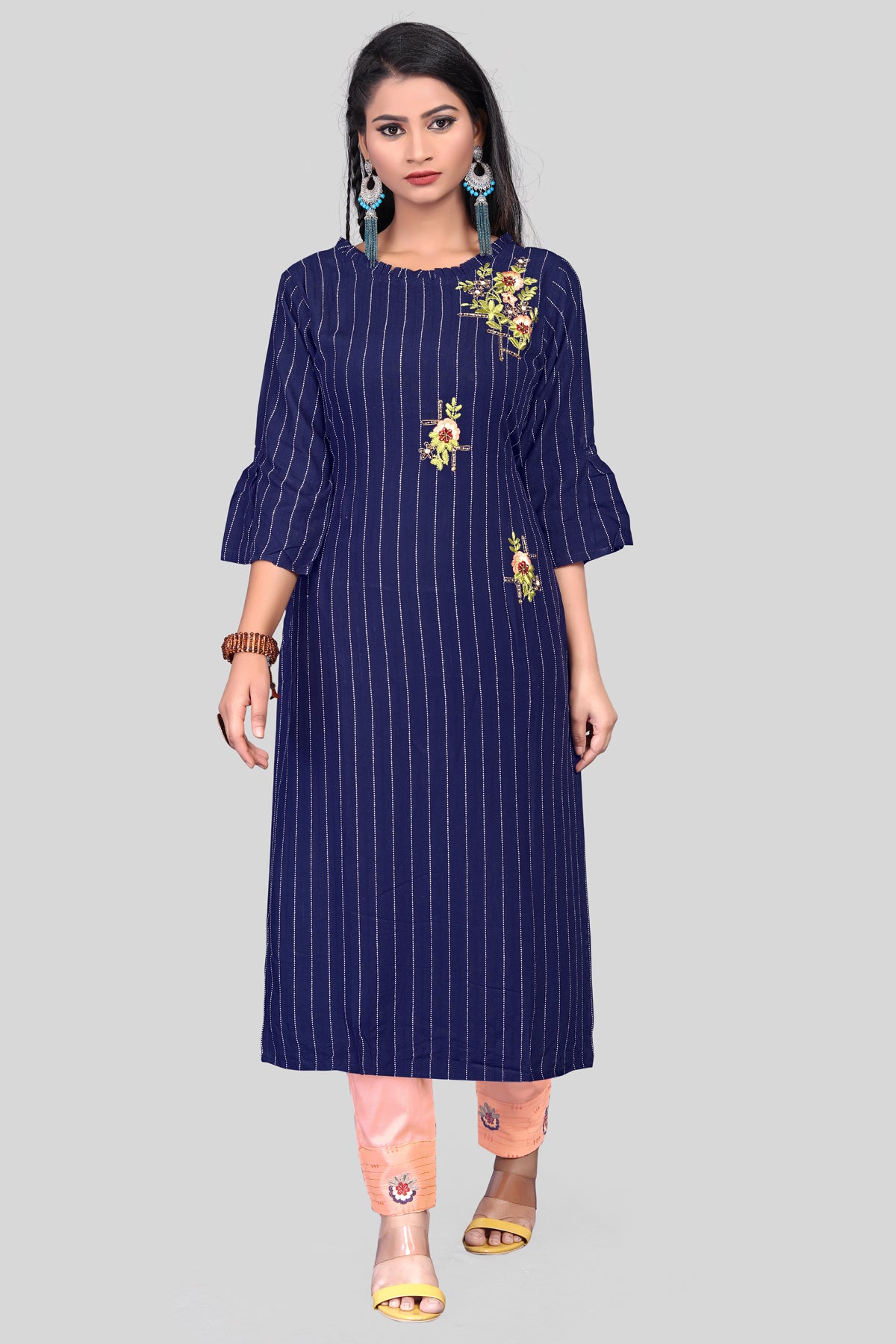 Buy Stylish Long kurti with narrow pants