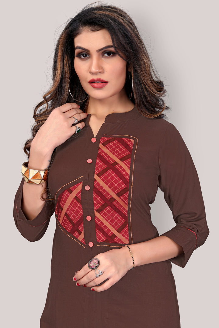 Buy Rayon Kurta With Plazzo set