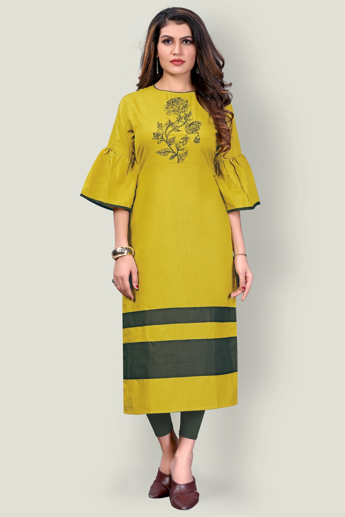 Buy Fancy Cotton Kurta with Handwork
