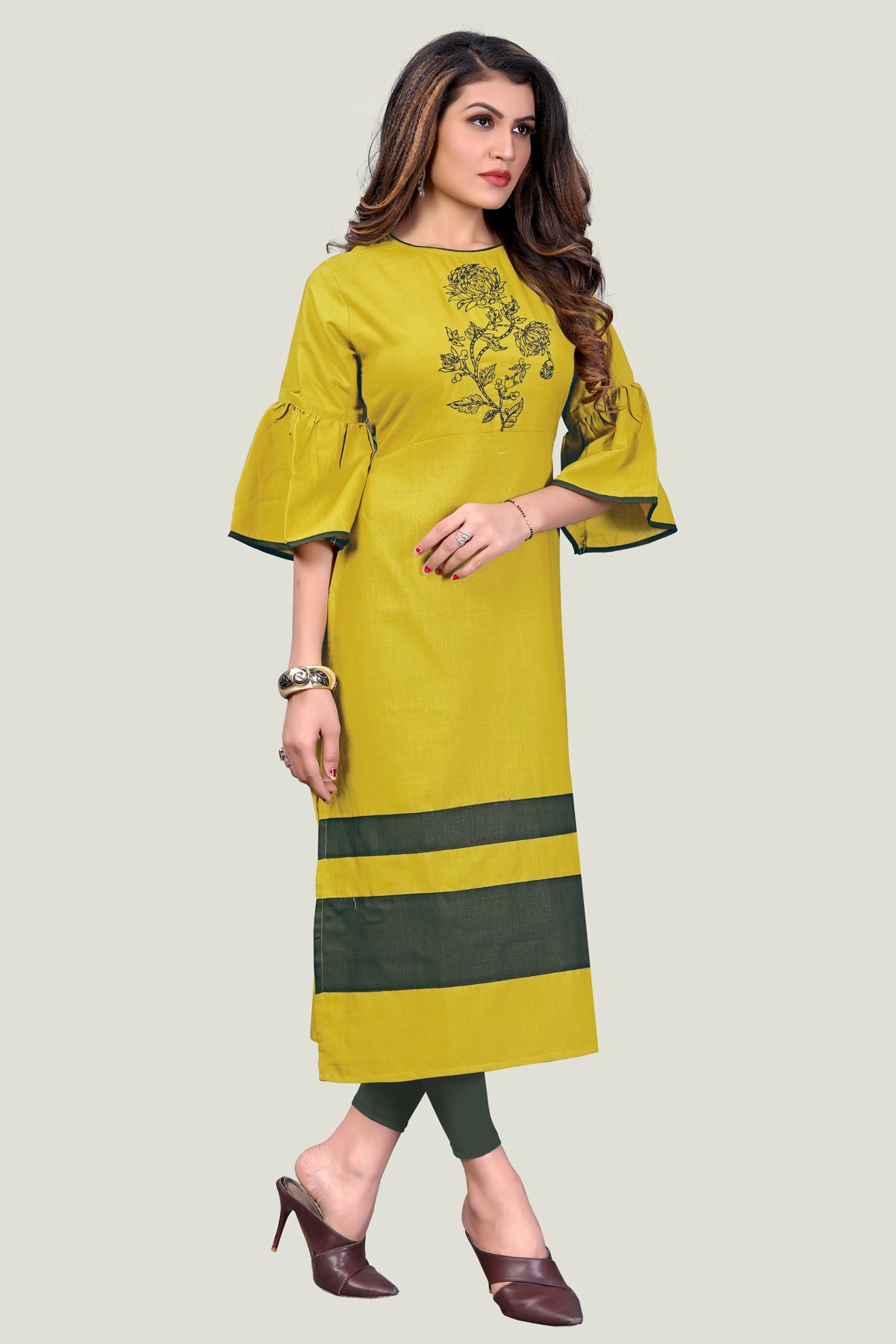Buy Fancy Cotton Kurta with Handwork