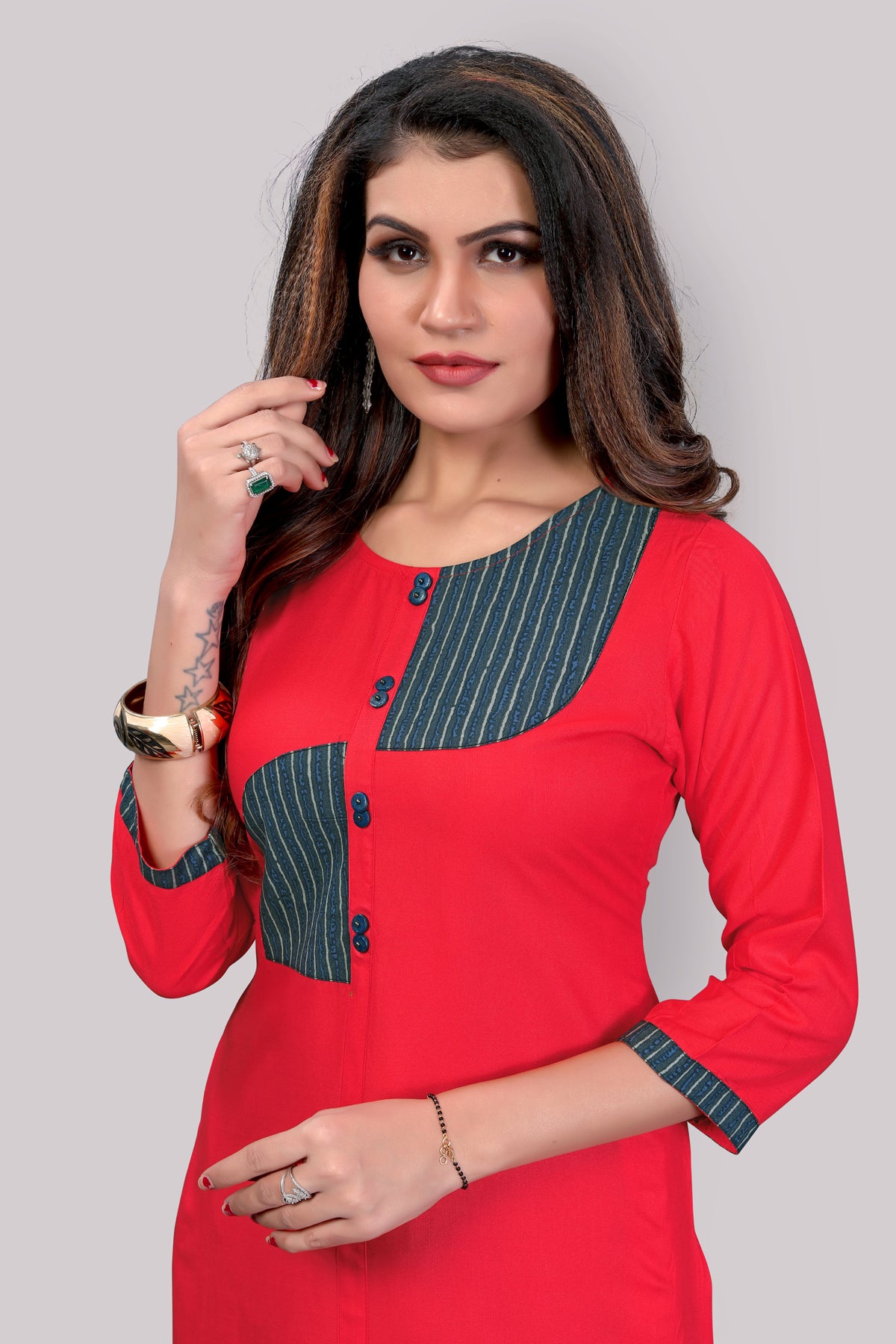 Buy Rayon Kurta With Plazzo set