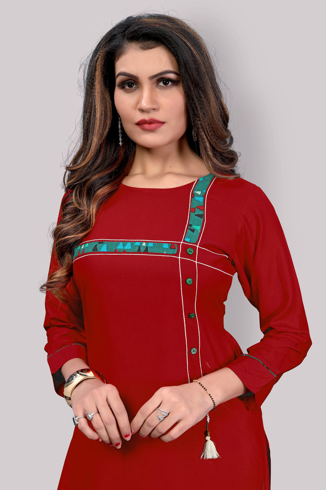 Buy Rayon Kurta With Plazzo set