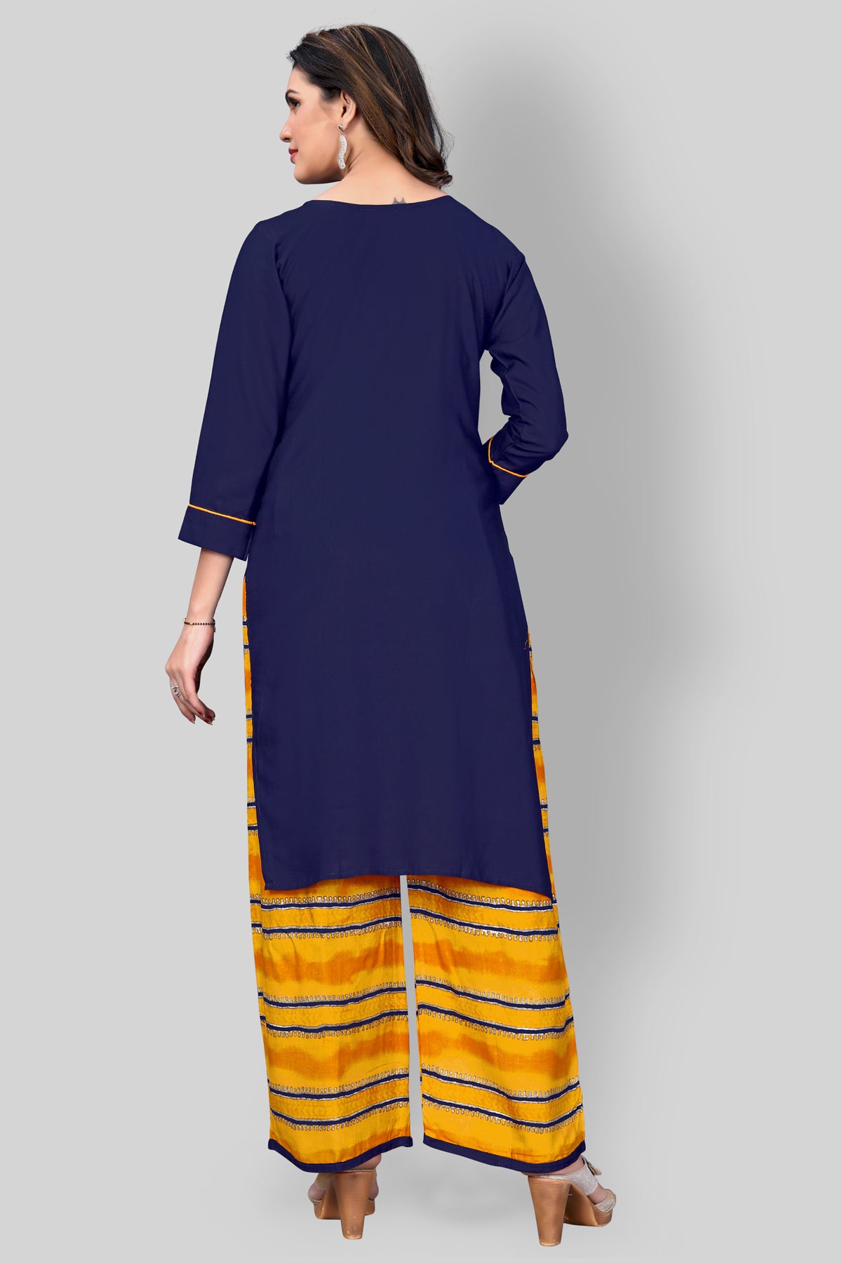 Buy Rayon Kurta With Plazzo set