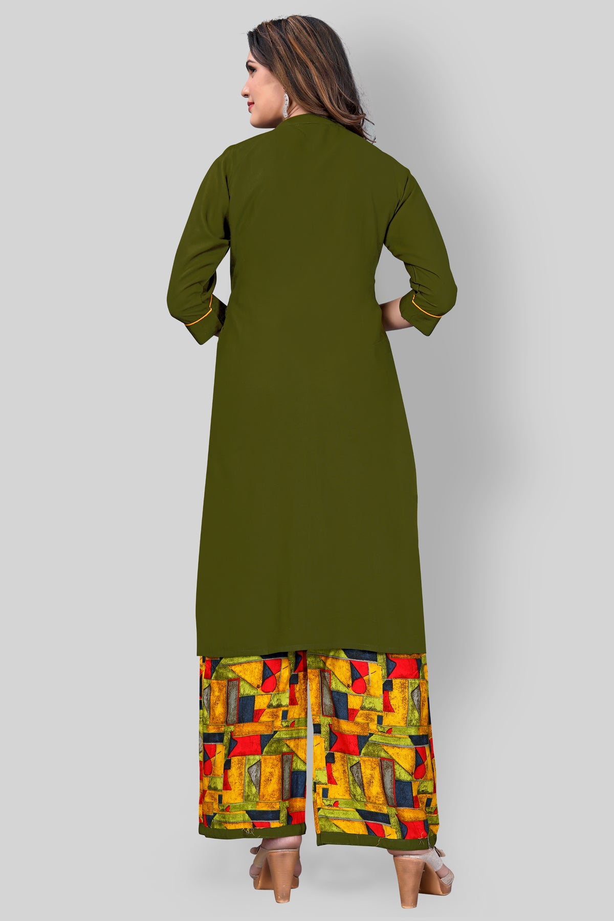 Buy Rayon Kurta With Plazzo set