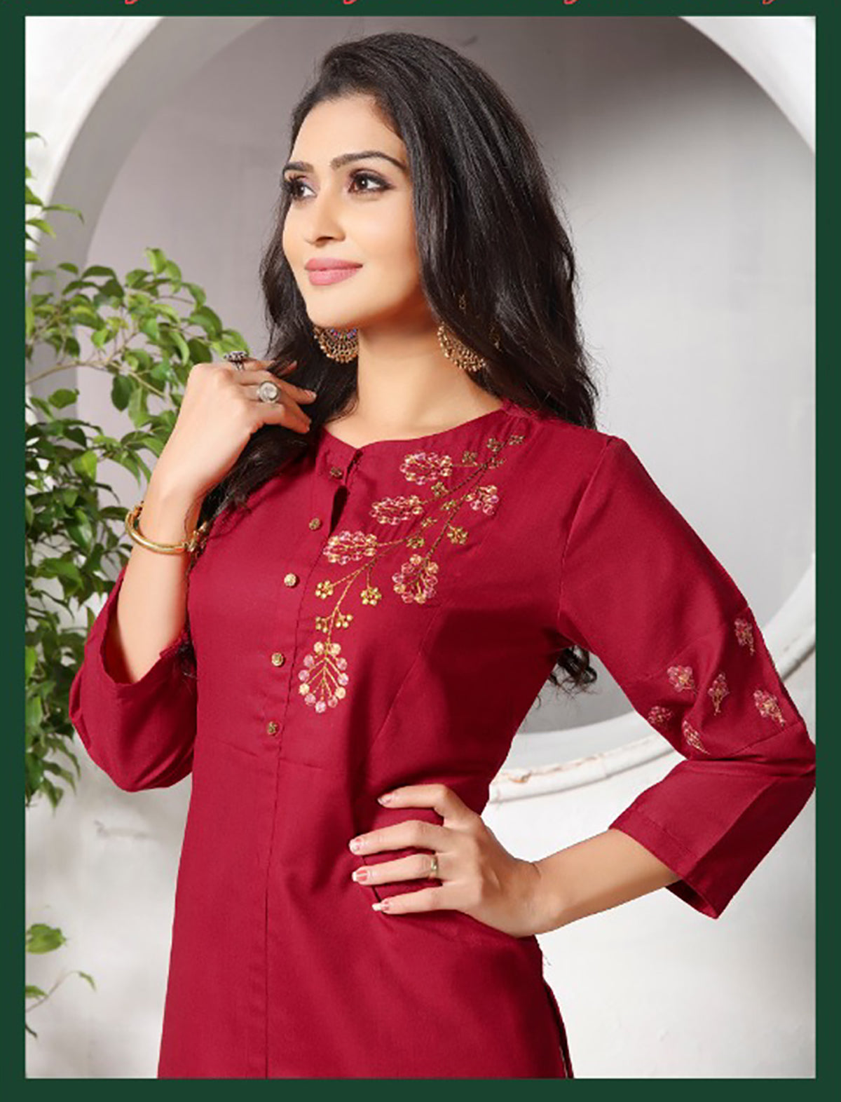 Buy Ruby Cotton Kurta set
