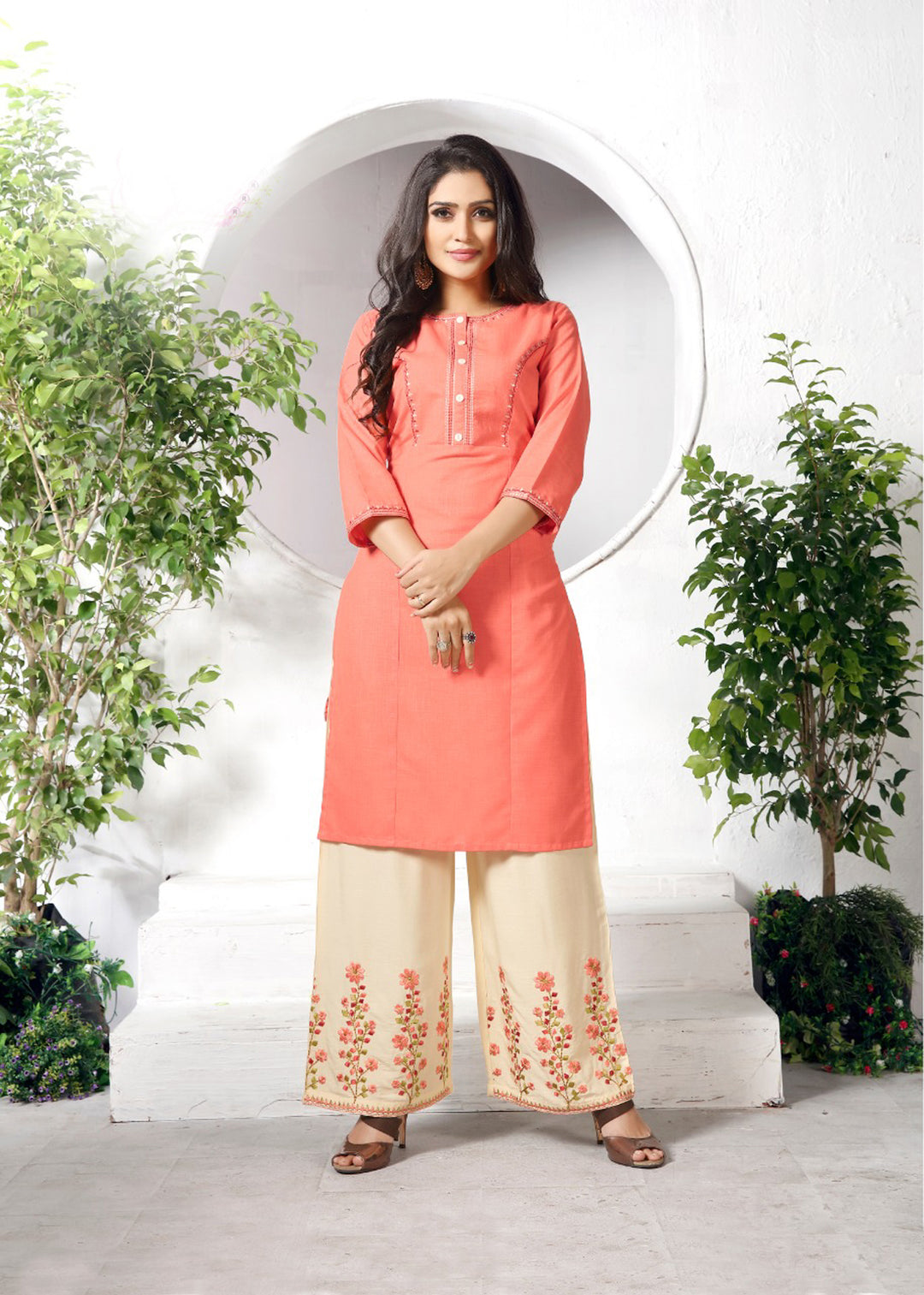 Buy Ruby Cotton Kurta set