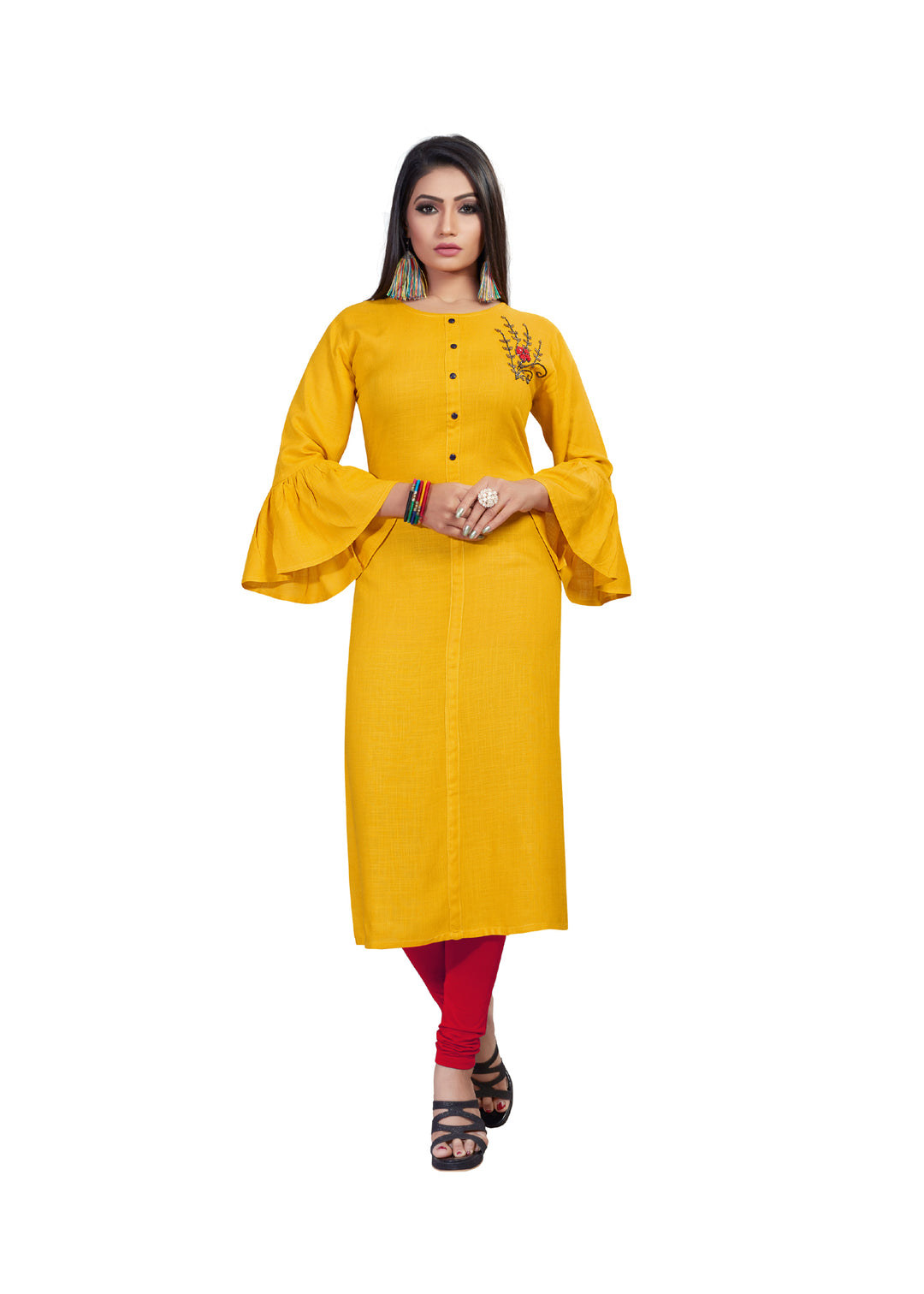 Buy Rayon handwork kurti