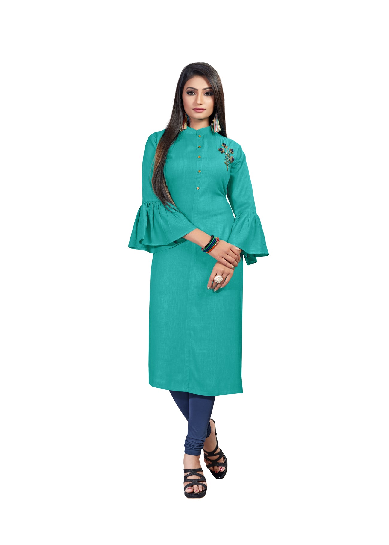 Buy Rayon handwork kurti
