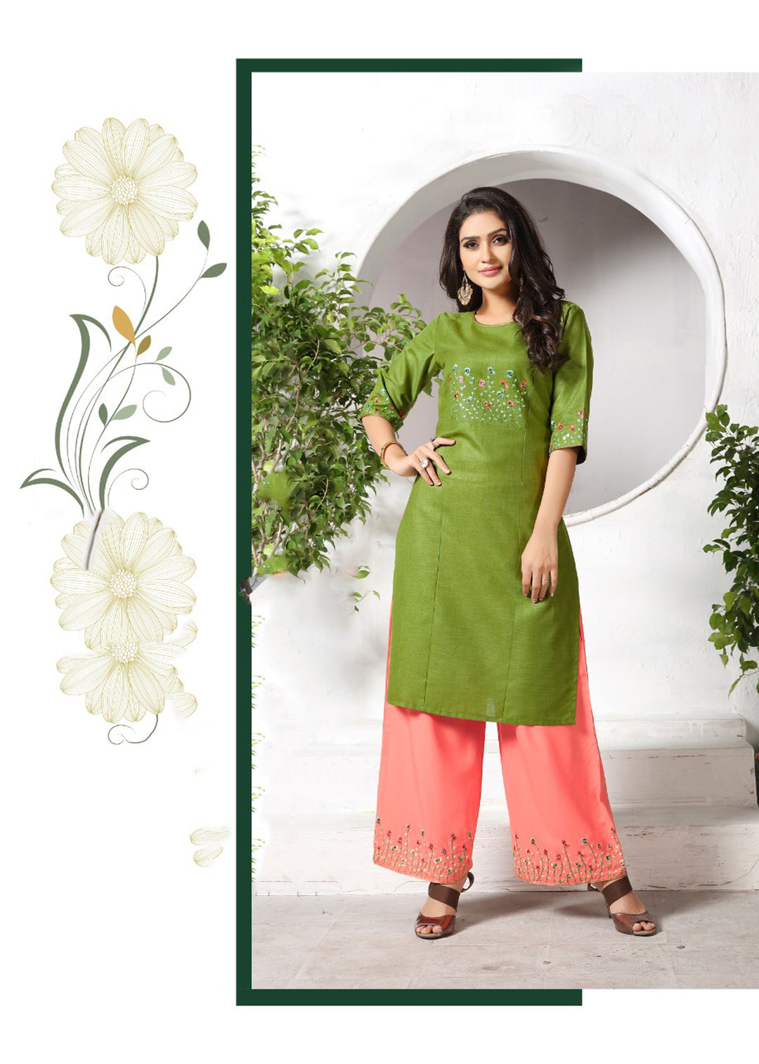 Buy Ruby Cotton Kurta set