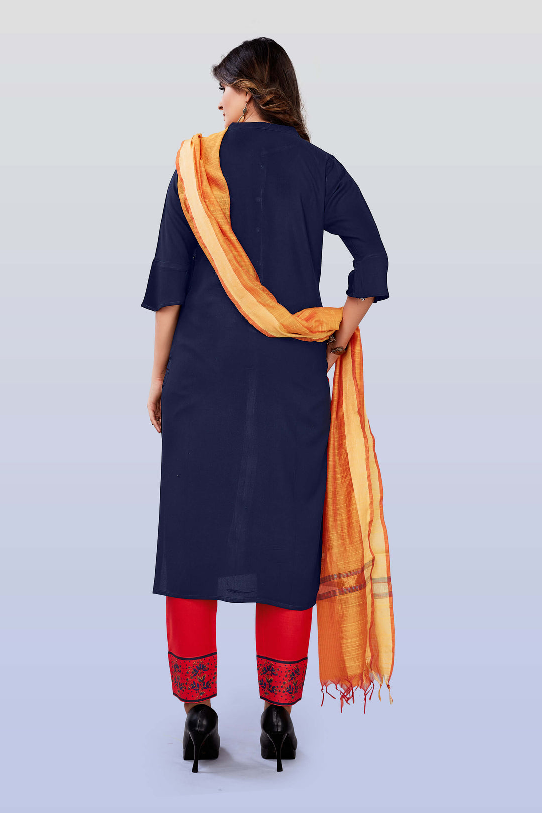 Designer Salwar suit Blue kurti
