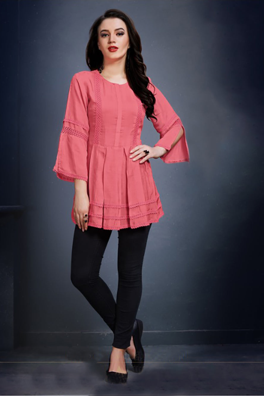 Buy Designer Coral Top tunic
