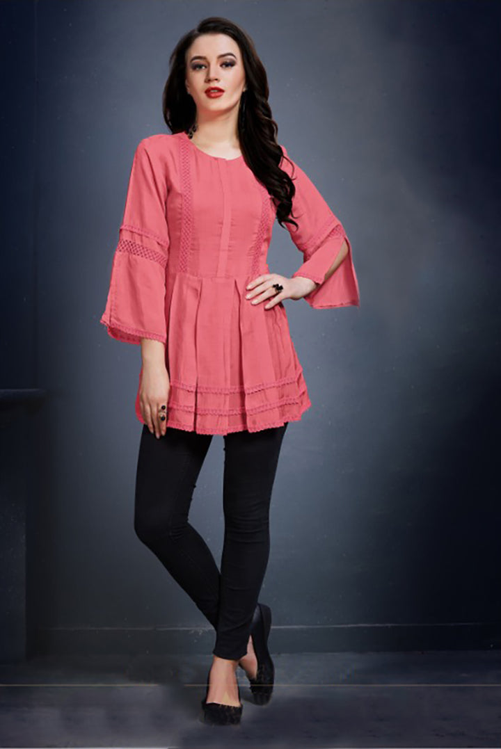 Buy Designer Coral Top tunic