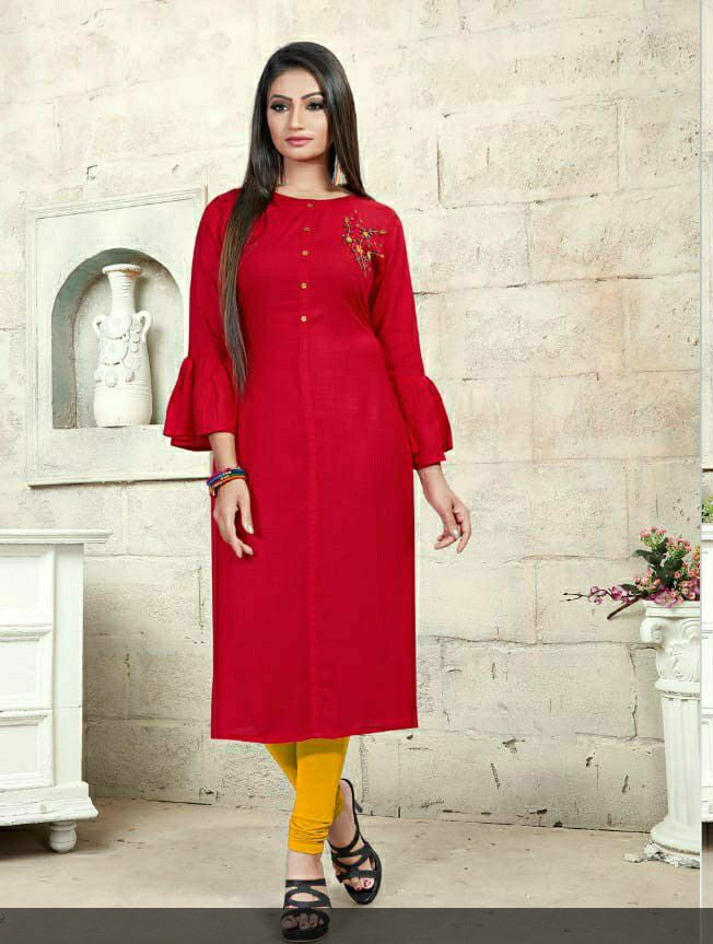 Buy Rayon handwork kurti