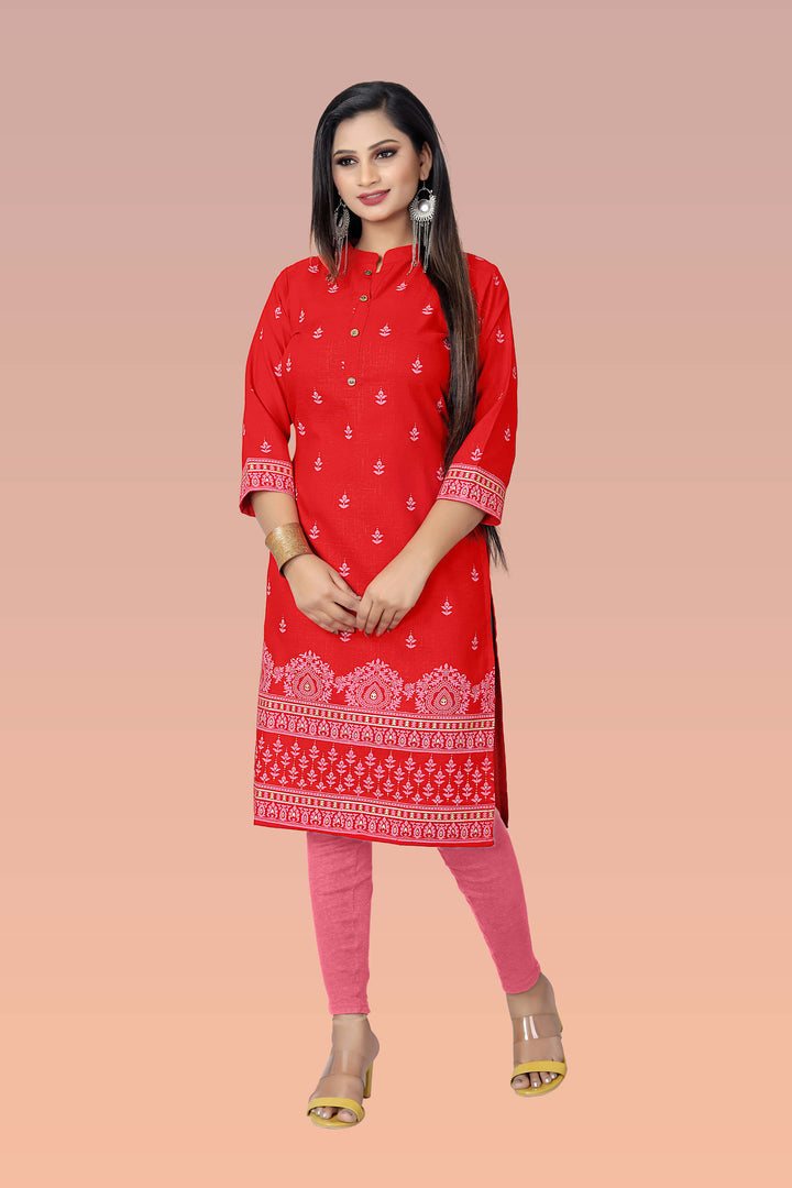 Block printed Cotton Kurta