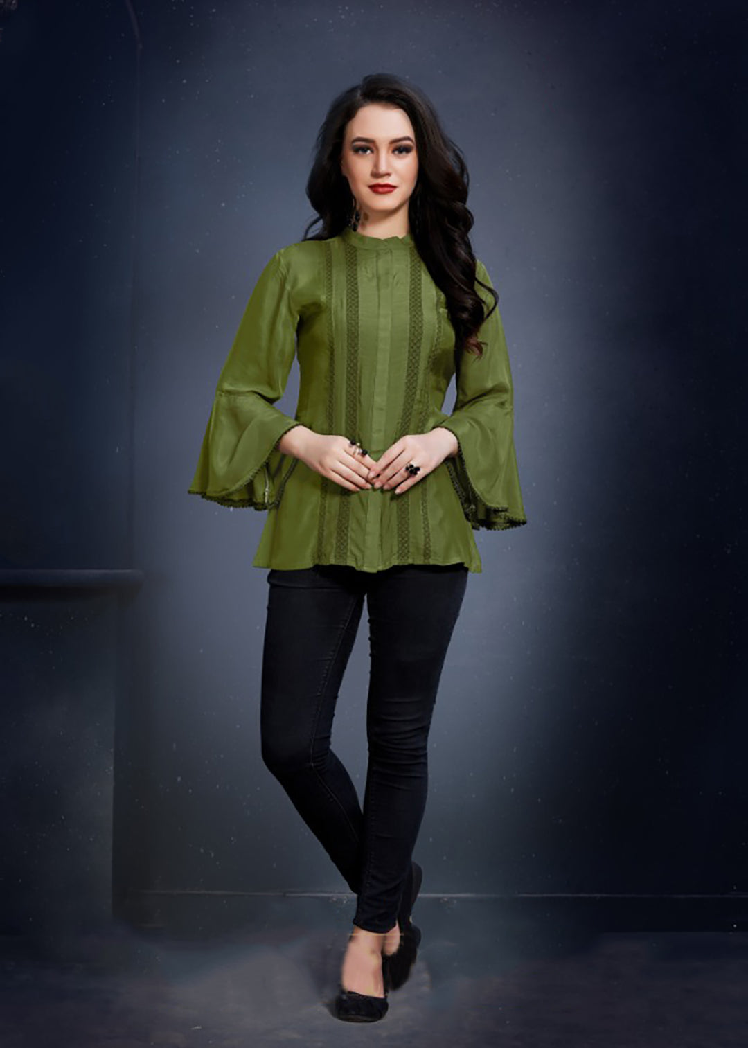 Buy Designer Green Top tunic