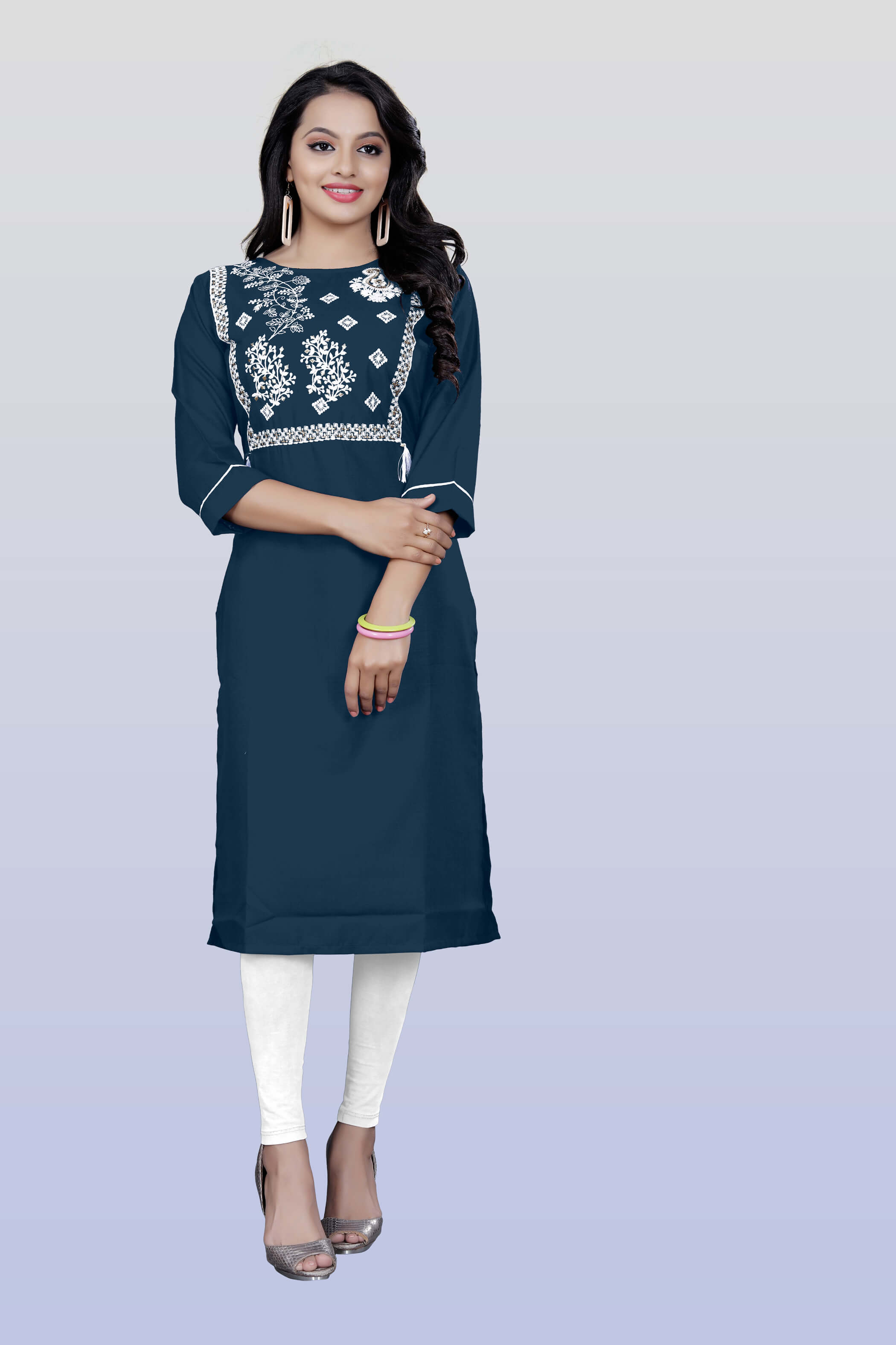 Lacknowy Cotton Straight Kurta