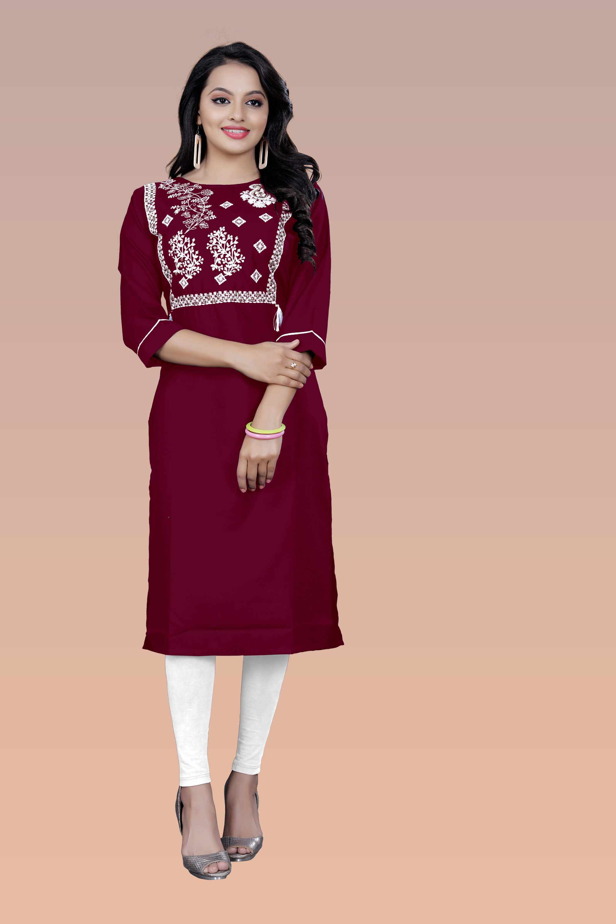 Lacknowy Cotton Straight Kurta