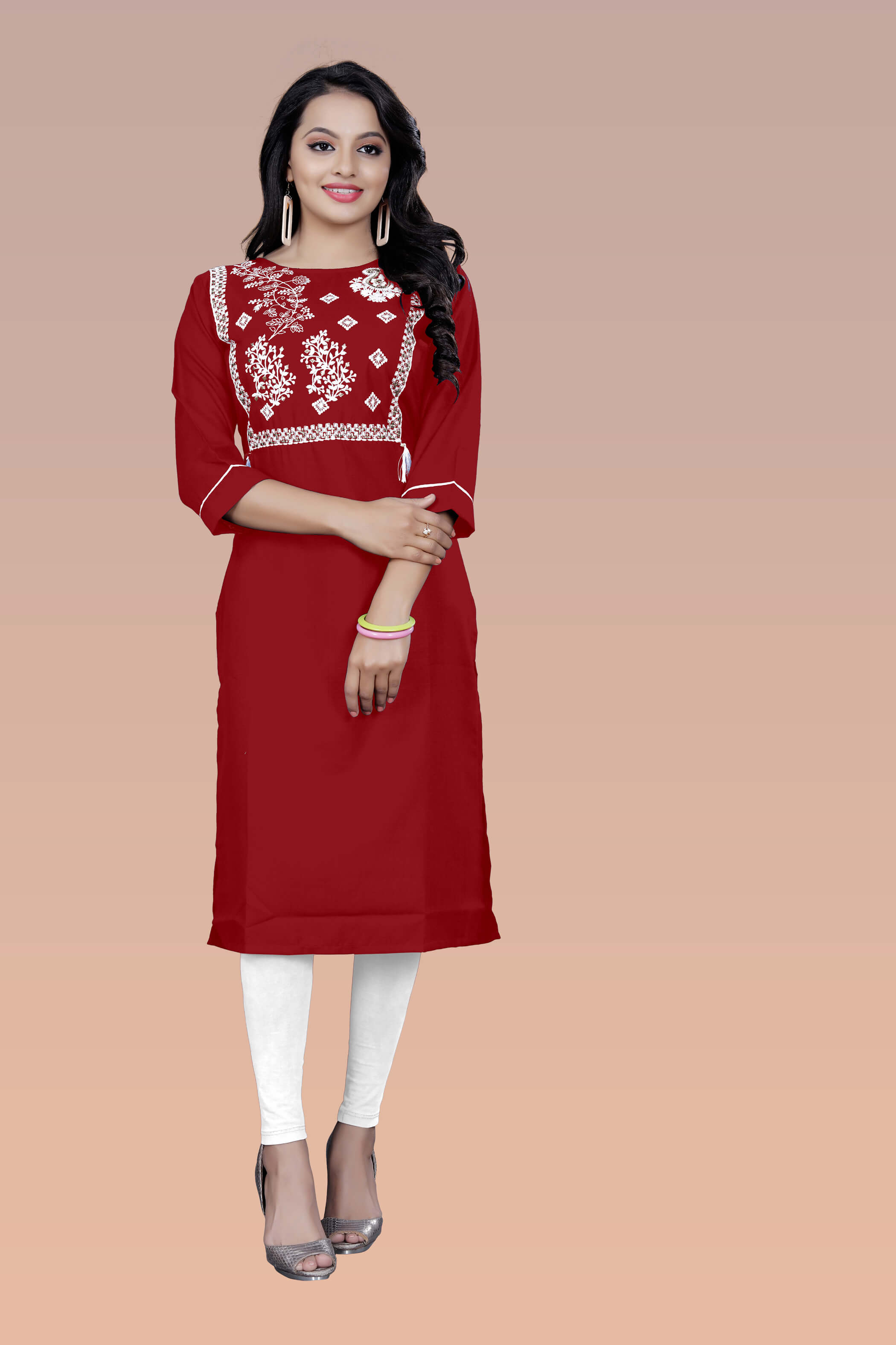 Lacknowy Cotton Straight Kurta
