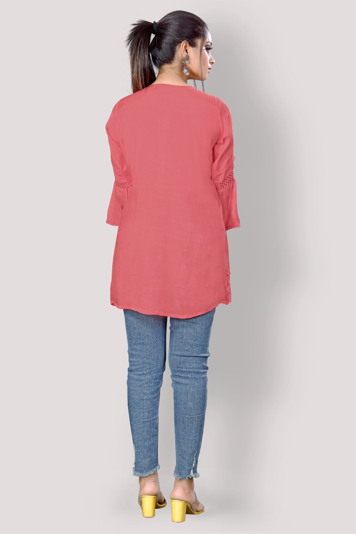 Buy Designer Coral Top tunic