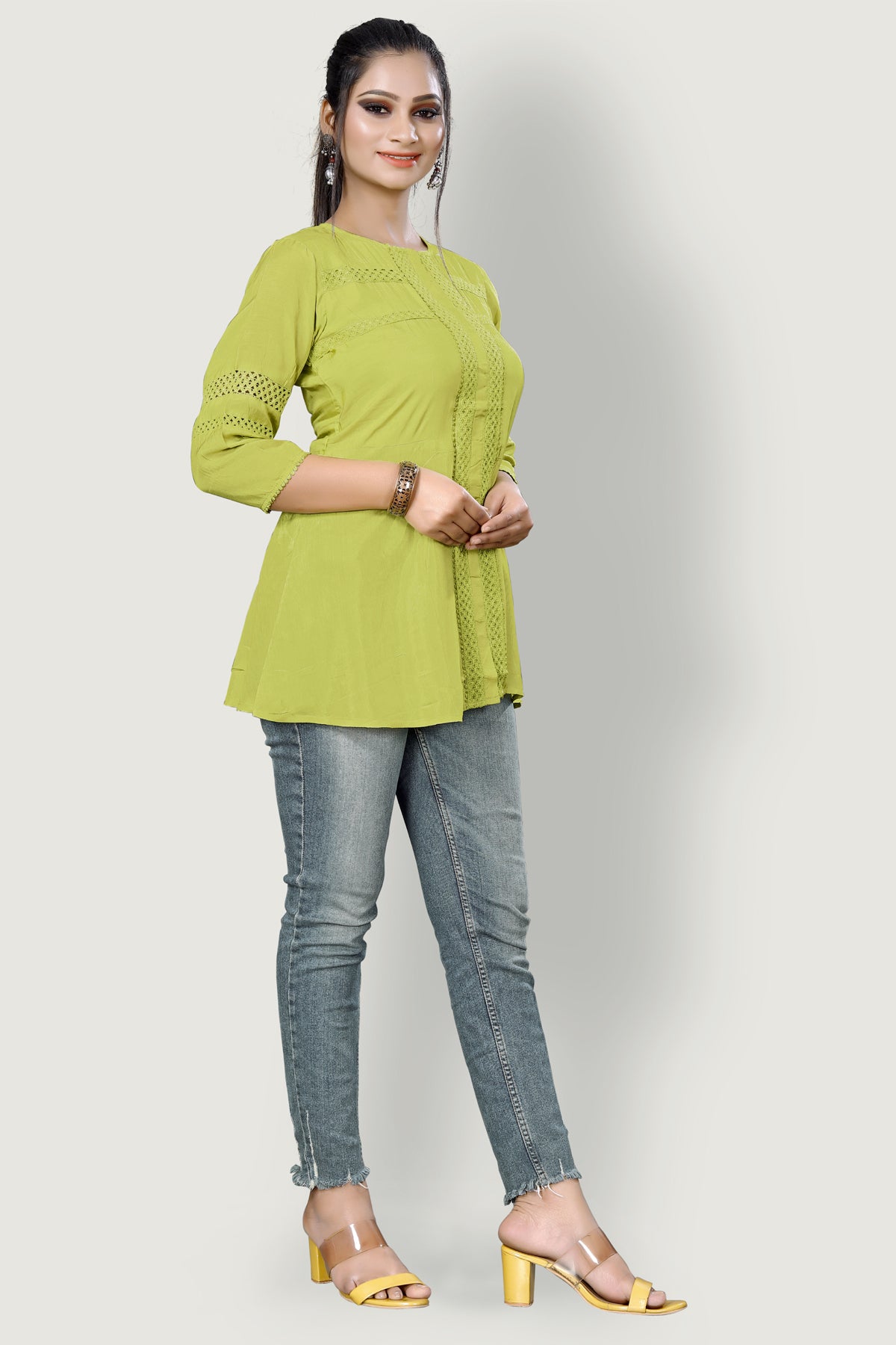 Buy Designer P green Top tunic