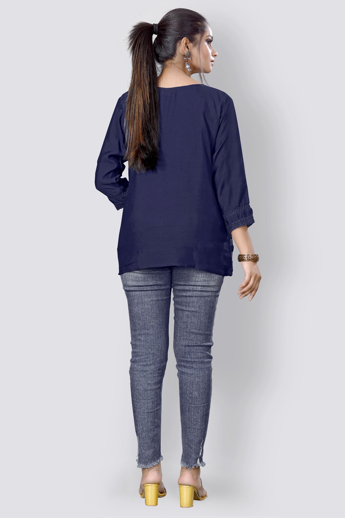 Buy Designer Blue Top tunic