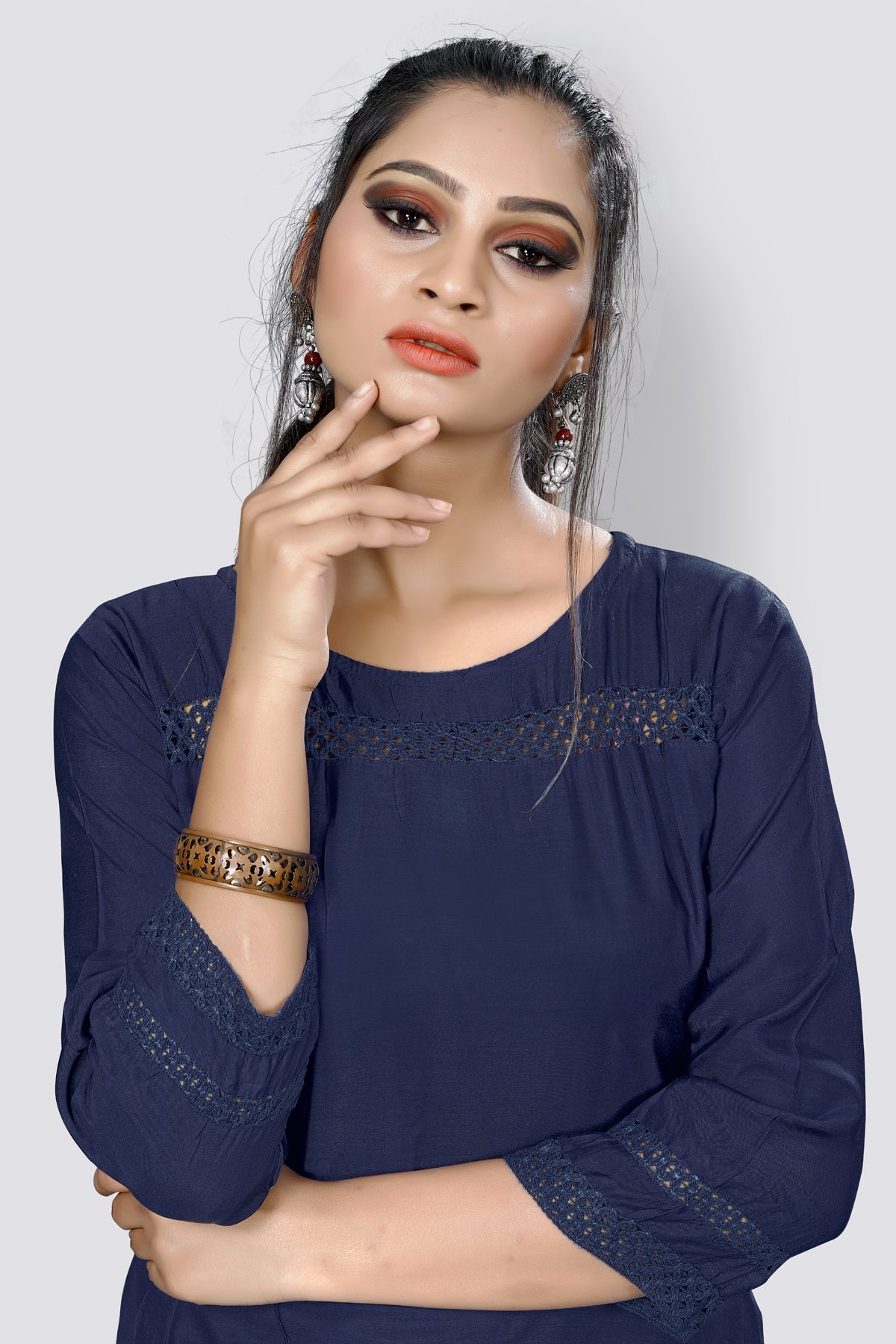 Buy Designer Blue Top tunic