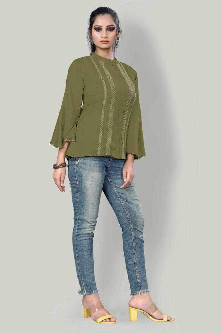 Buy Designer Green Top tunic
