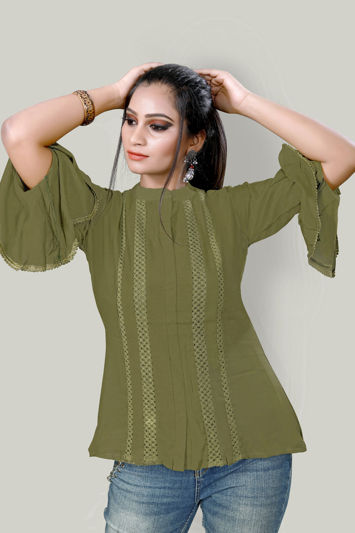 Buy Designer Green Top tunic